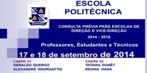 Consulta prévia para a diretoria da Politécnica começa amanhã