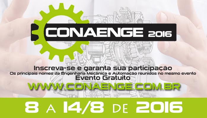 CONAENGE 2016 – 1° Congresso Nacional Online de Engenharia Mecânica e Automação