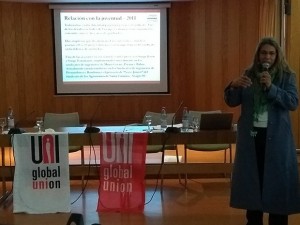 No Chile, diretora da Fisenge ministra palestra sobre a relação da organização sindical com a juventude