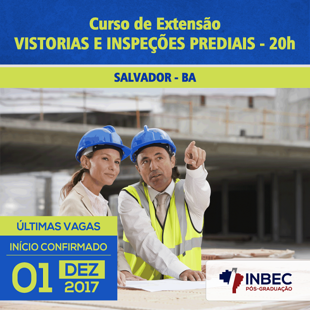 Curso de Vistorias e Inspeções Prediais – INBEC