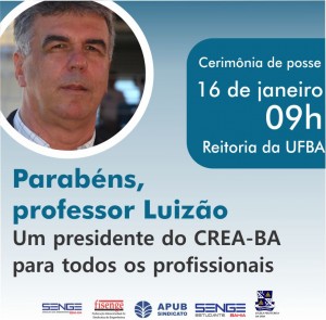 Crea-BA realiza cerimônia de posse para novo presidente