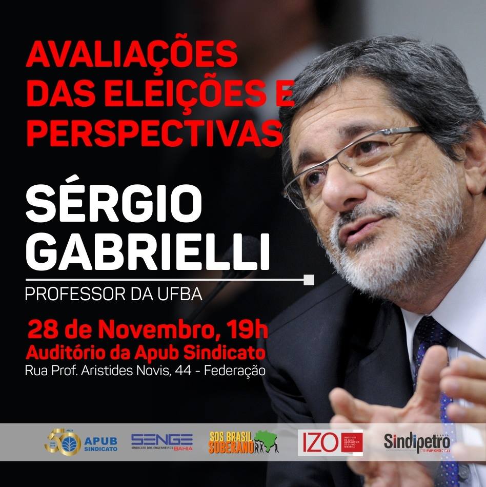 Senge-BA e Apub Sindicato realizam evento sobre avaliação das eleições
