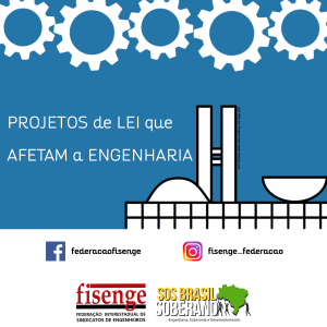 13 projetos de lei que afetam a engenharia no Congresso Nacional