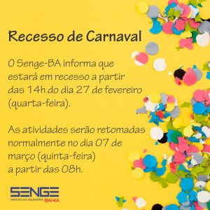 Aviso de Recesso