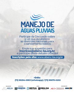 Abenc promove Debate sobre Manejo de Águas Pluviais Sustentáveis