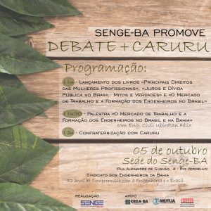 Senge-BA realiza debate+caruru no dia 05 de outubro
