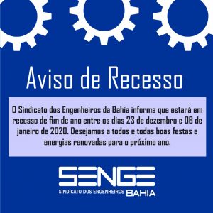 Aviso de Recesso