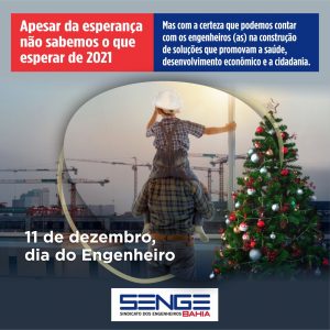 Engenheira e Engenheiro, profissionais comprometidos com desenvolvimento econômico, saúde e bem estar social do povo brasileiro