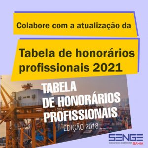 Colabore com a atualização da Tabela de honorários profissionais