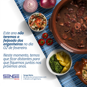 Este ano não teremos a tradicional feijoada dos engenheiros