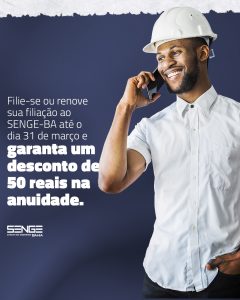 Tenha 50 reais de desconto na sua anuidade de 2022