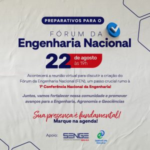 Convite para construirmos juntos o futuro da Engenharia Nacional!