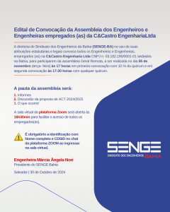 Edital de Convocação de Assembleia Geral