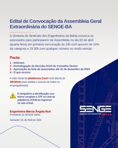 Assembleia Geral Extraordinária | Convocação Oficial